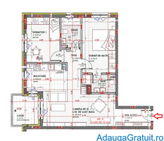 Apartament cu 3 camere, 68.15 mp + logie 6.14 mp, etaj intermediar, FLORESTI, Avram Iancu
