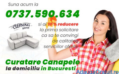 Curatare canapele Bucuresti